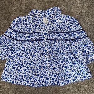 Anthropologie Maeve floral top blouse